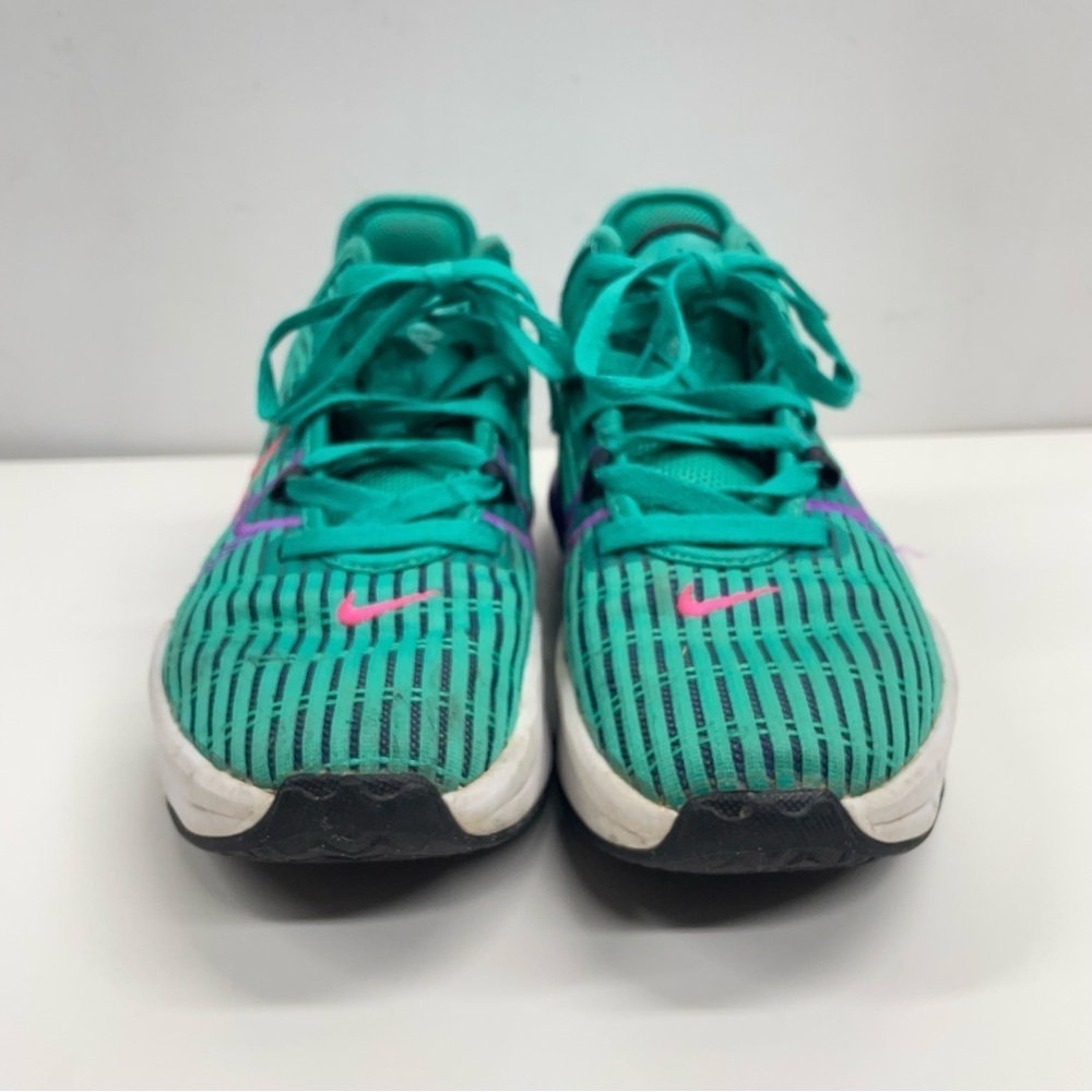 Nike LeBron James Witness VI 6 South Beach Emerald Green Pink Size 6 - Picture 3 of 11